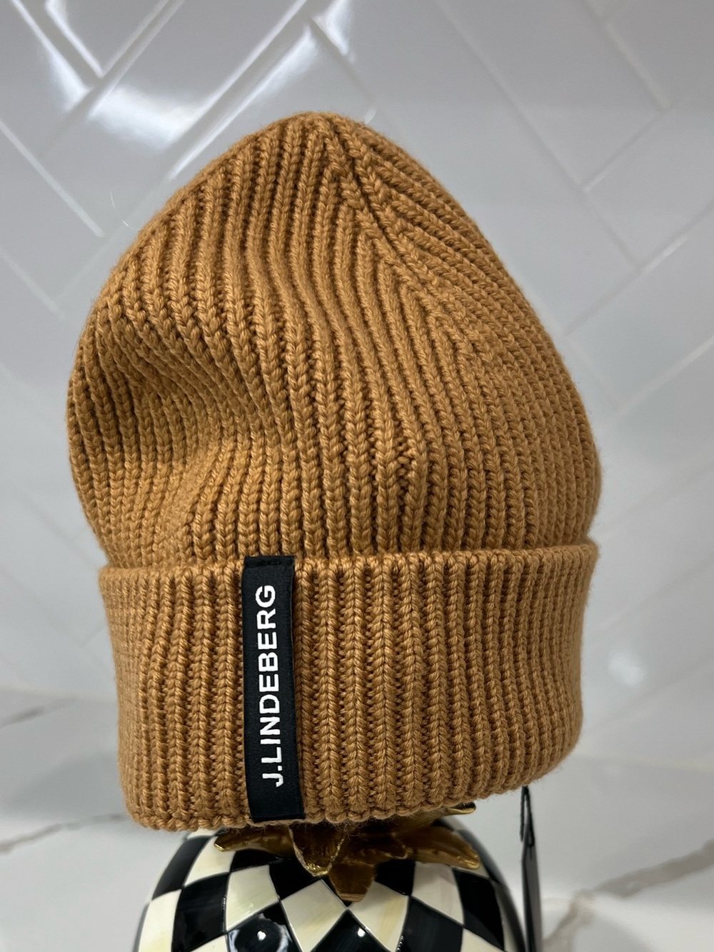 NWT J.Lindeberg Rib-Knit Beanie